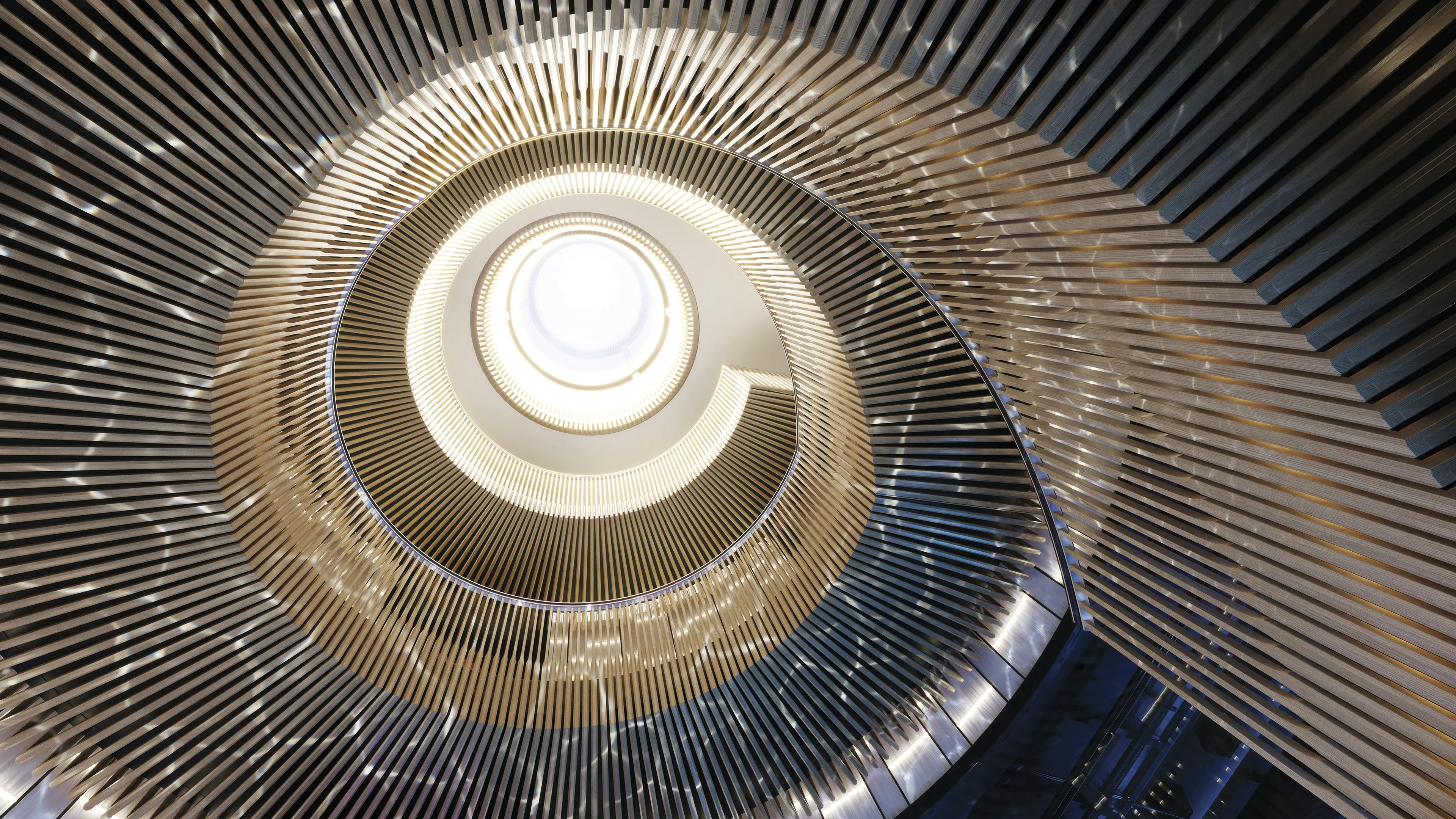 Sinot AQUA_CENTRAL STAIRCASE_LD VIEW UP